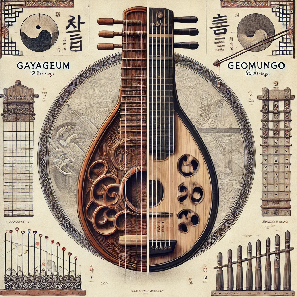 가야금과 거문고, 비슷해 보이지만 전혀 다른 두 악기