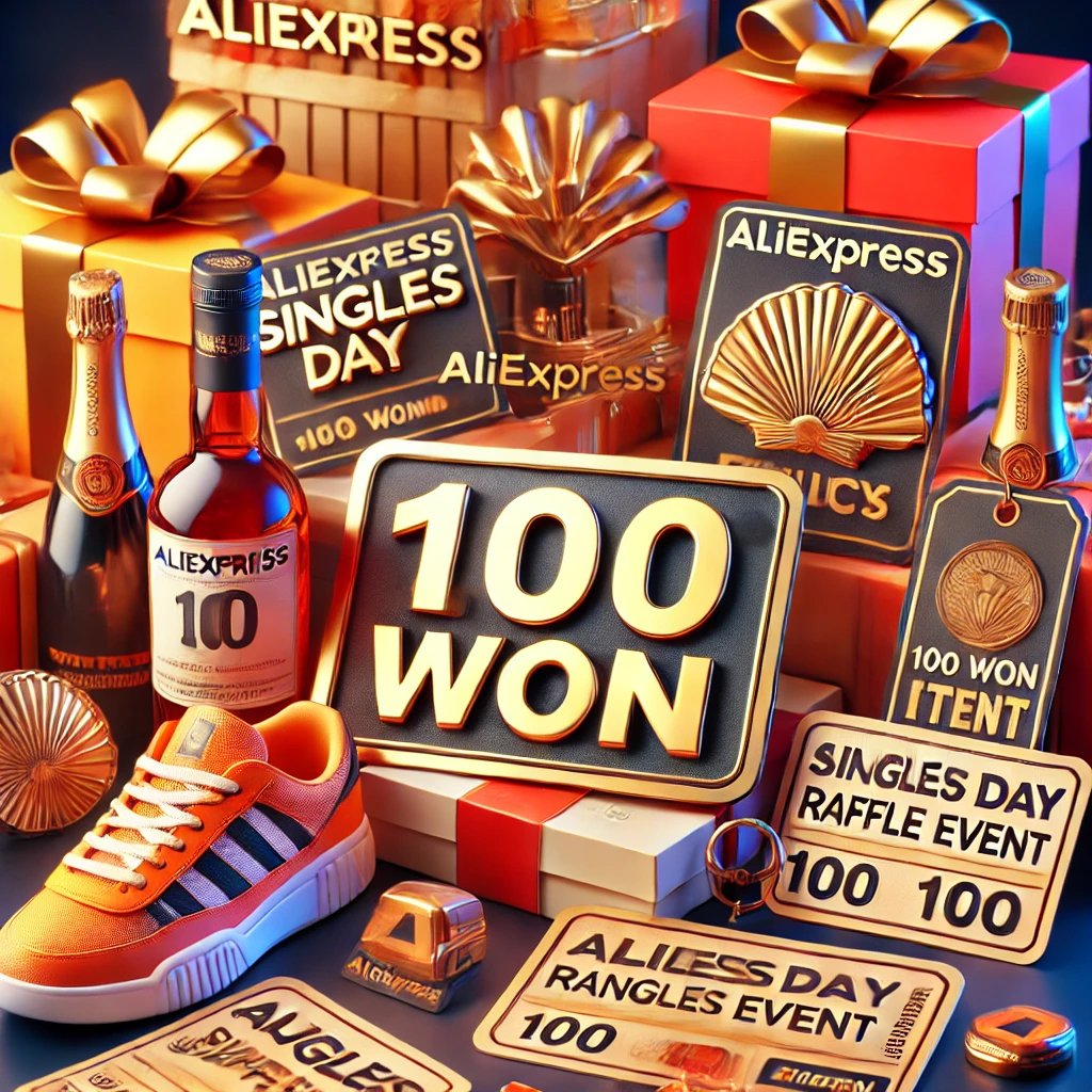 100원으로 명품을 득템할 수 있는 래플 이벤트