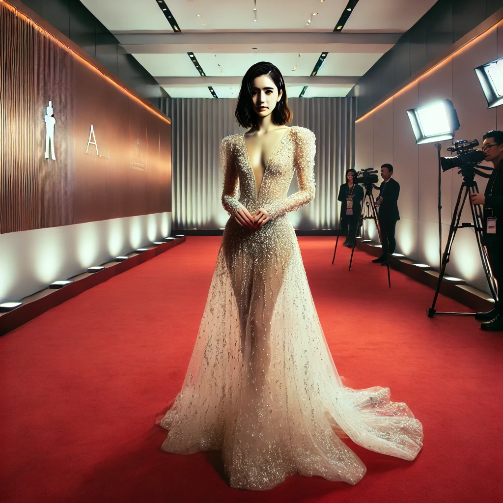 컷아웃과 화려한 디테일의 드레스 관련 사진