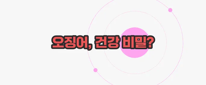 오징어 효능 지금부터 알아볼까요