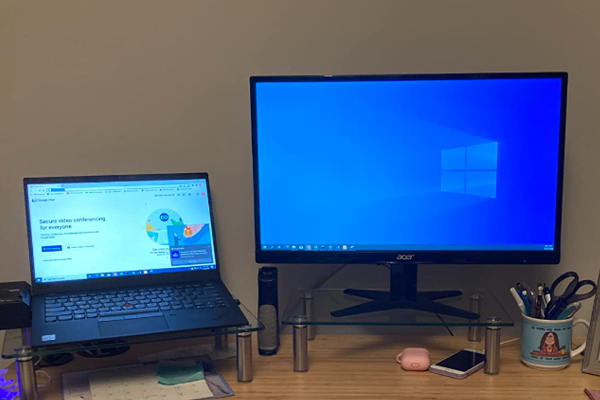 직장생활 직장인 모니터 받침대 거북목 예방 도움 받침대형 암형