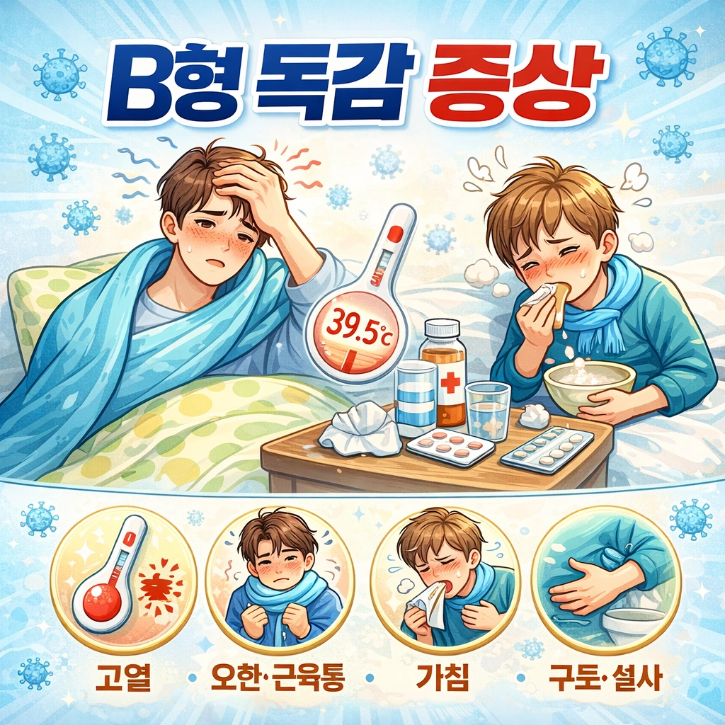B형 독감 증상