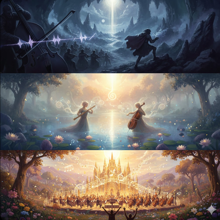 프랑크 교향곡 d단조 관련 그림