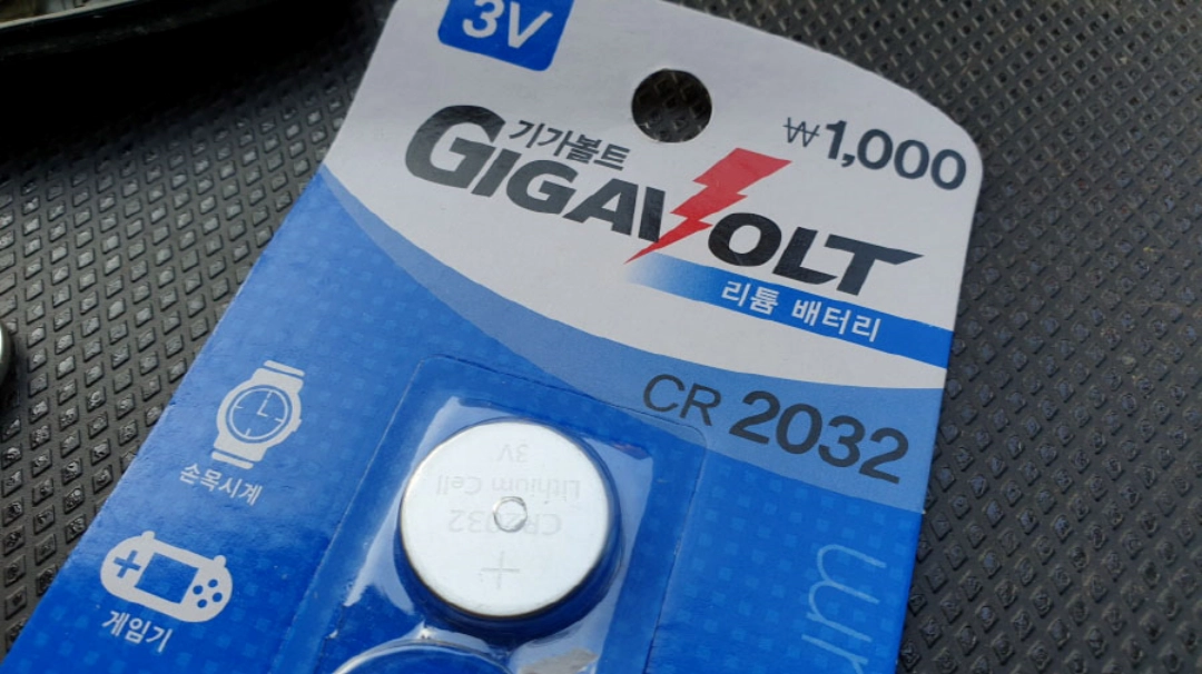 자동차 리모컨 건전지