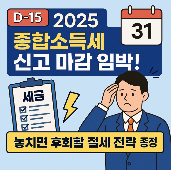 2025년 종합소득세 신고 마감