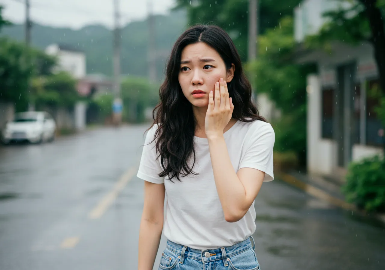 여름피부트러블, 장마철여드름, 수분앰플, 지성피부관리,