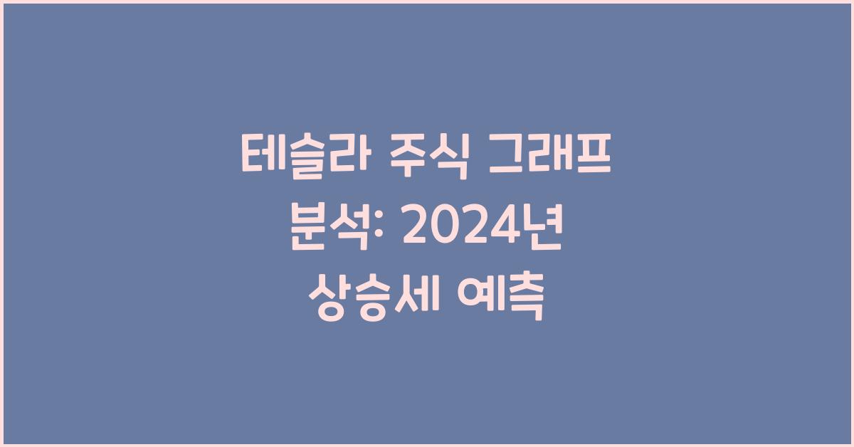 테슬라 주식 그래프
