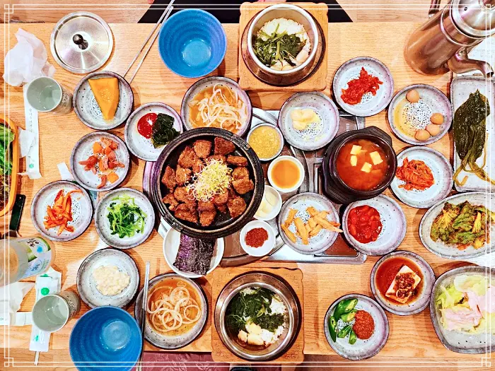 단양 대명리조트 맛집 마늘떡갈비 한정식