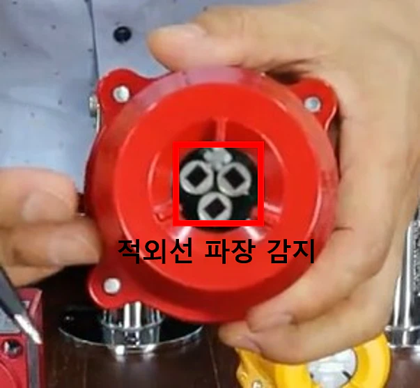 IR3 감지기(적외선+적외선+적외선) - 출처 : 유튜브 소방창GO