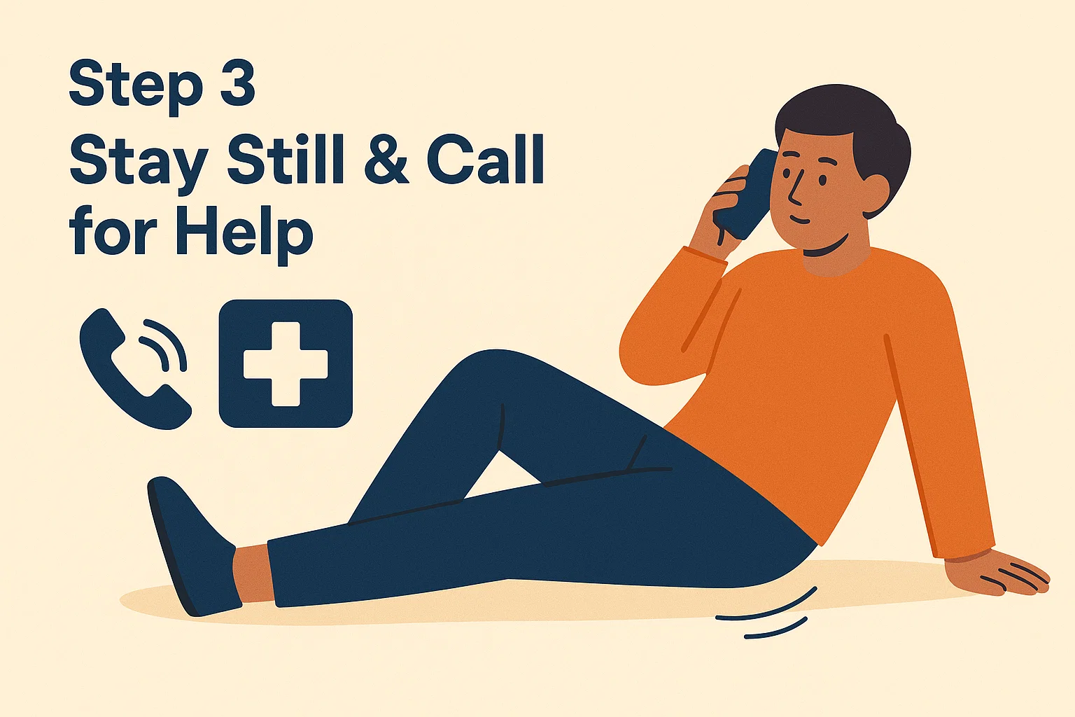 이석증 어지럼증 시 움직임 자제하고 도움을 청하는 대처법 인포그래픽