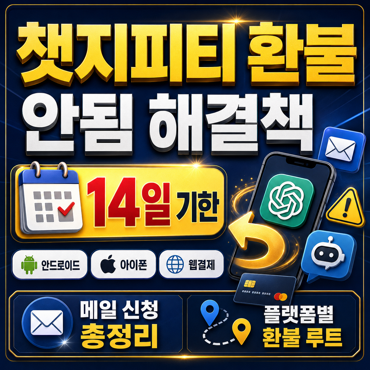 챗지피티 환불 안됨 해결책