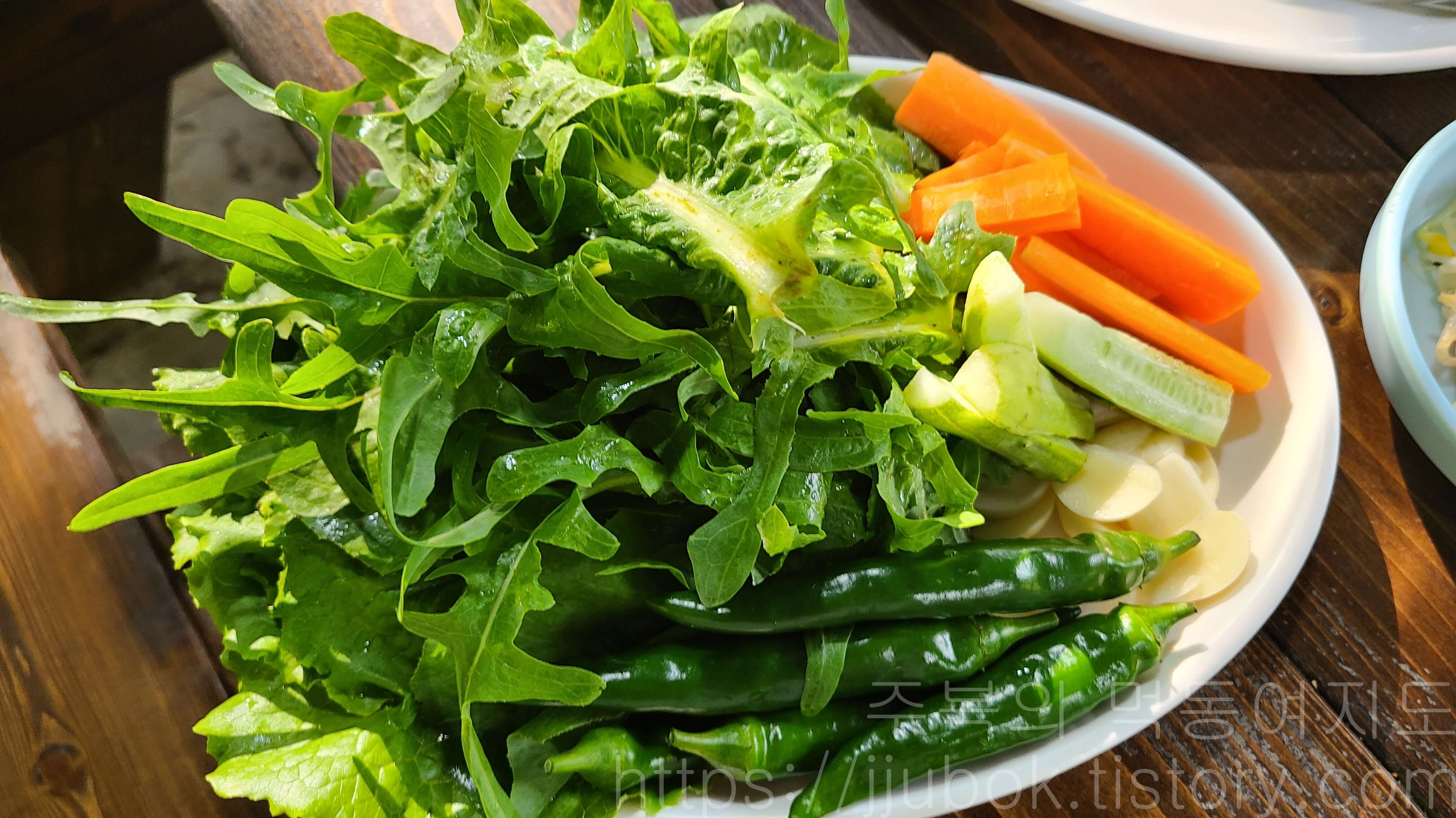 푸른농원-밑반찬-야채