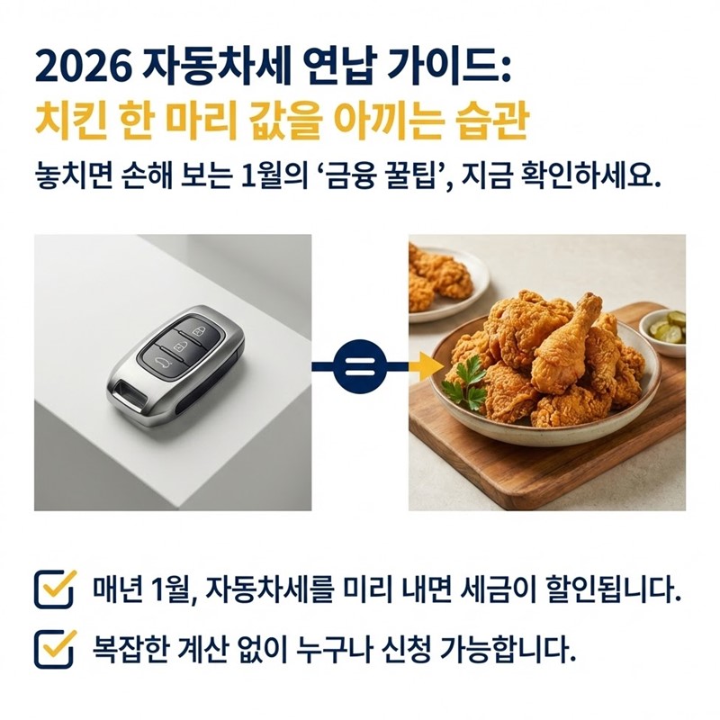 2026 자동차세 연납