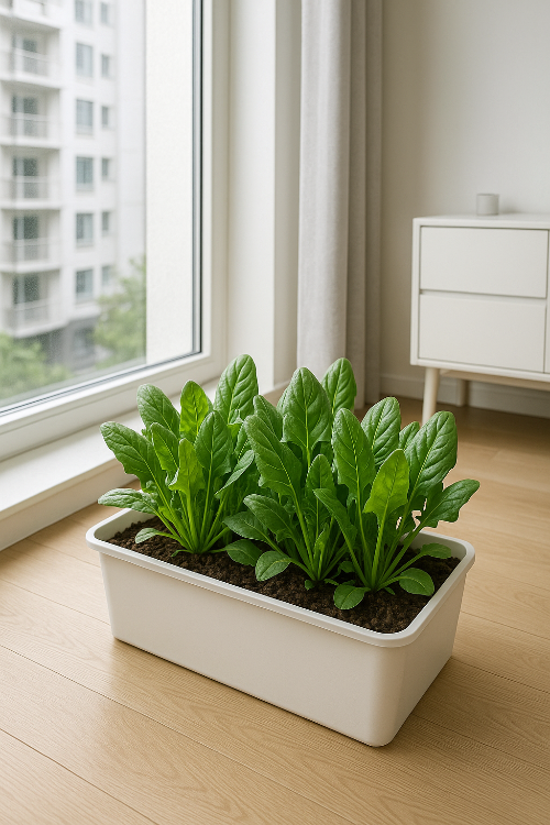 아파트 실내 농업에 적합한 시금치 기르기 완벽 가이드
