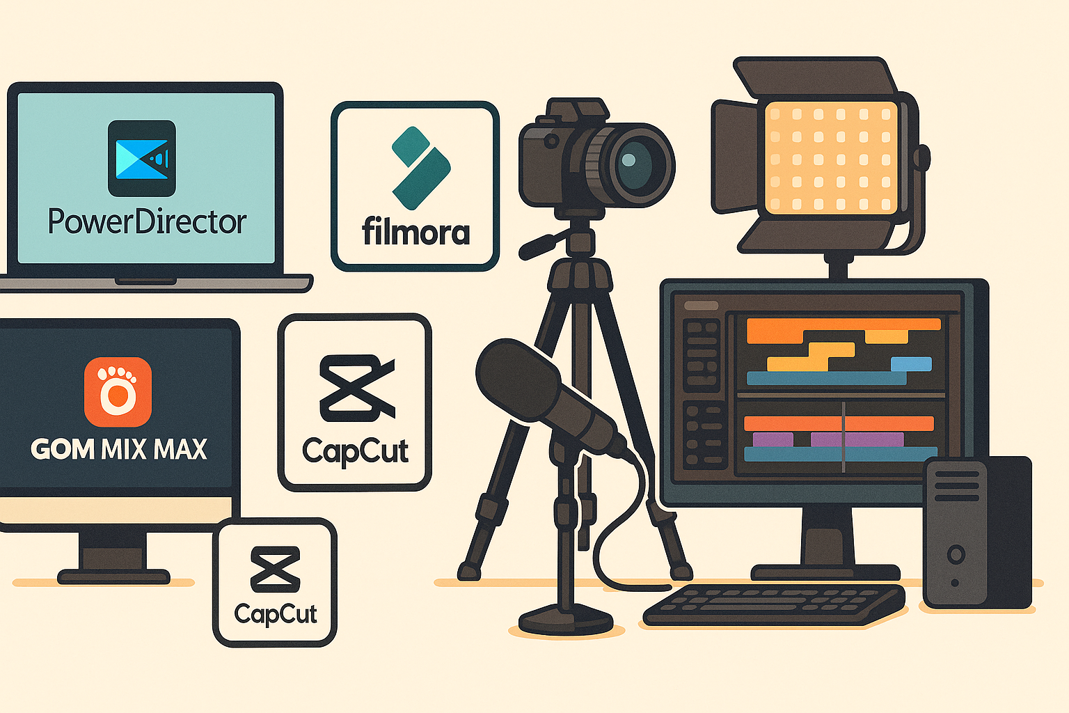 영상 편집 프로그램과 장비