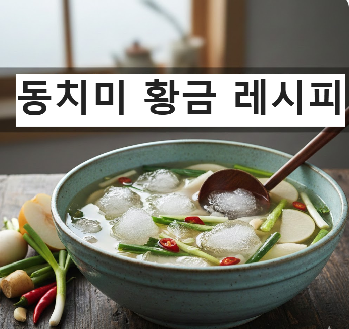 동치미 맛있게 만드는 법