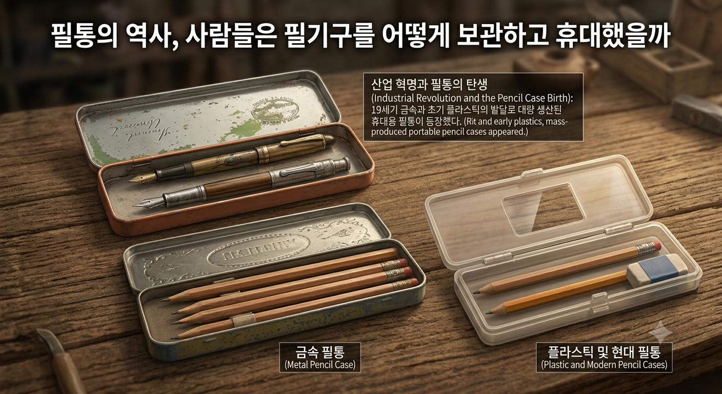 필통의 역사, 사람들은 필기구를 어떻게 보관하고 휴대했을까