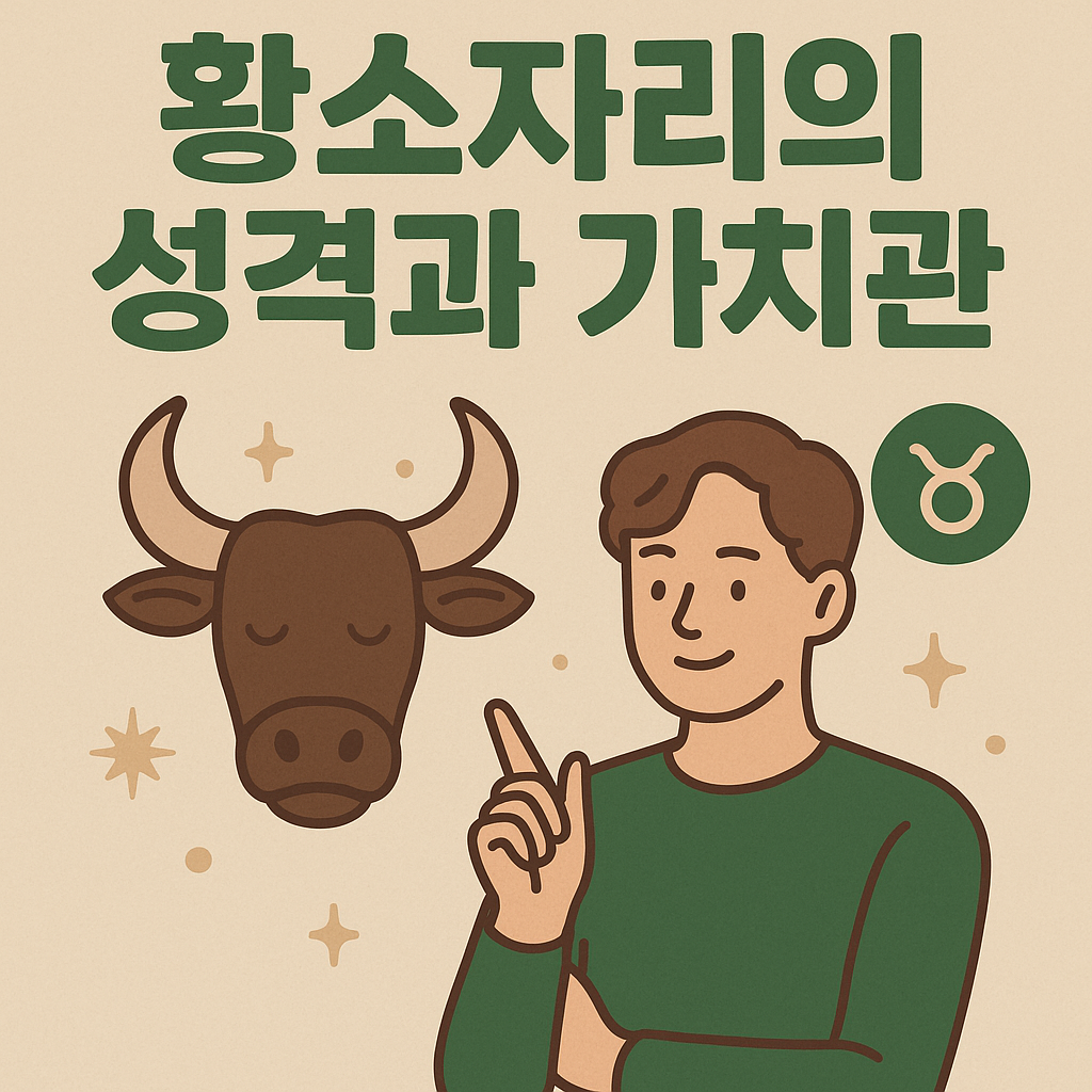 황소자리의 성격과 가치관