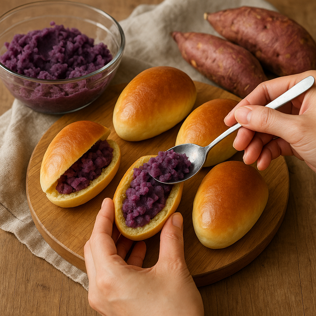 고구마빵 만들기