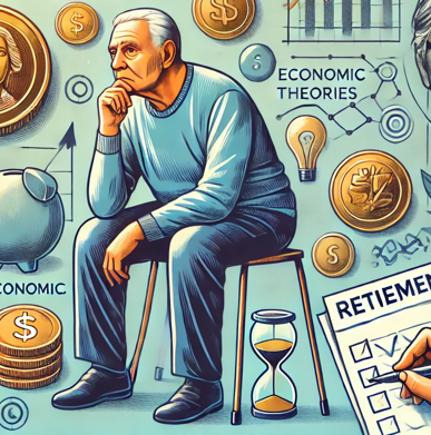 은퇴 설계를 고민하는 노인의 모습