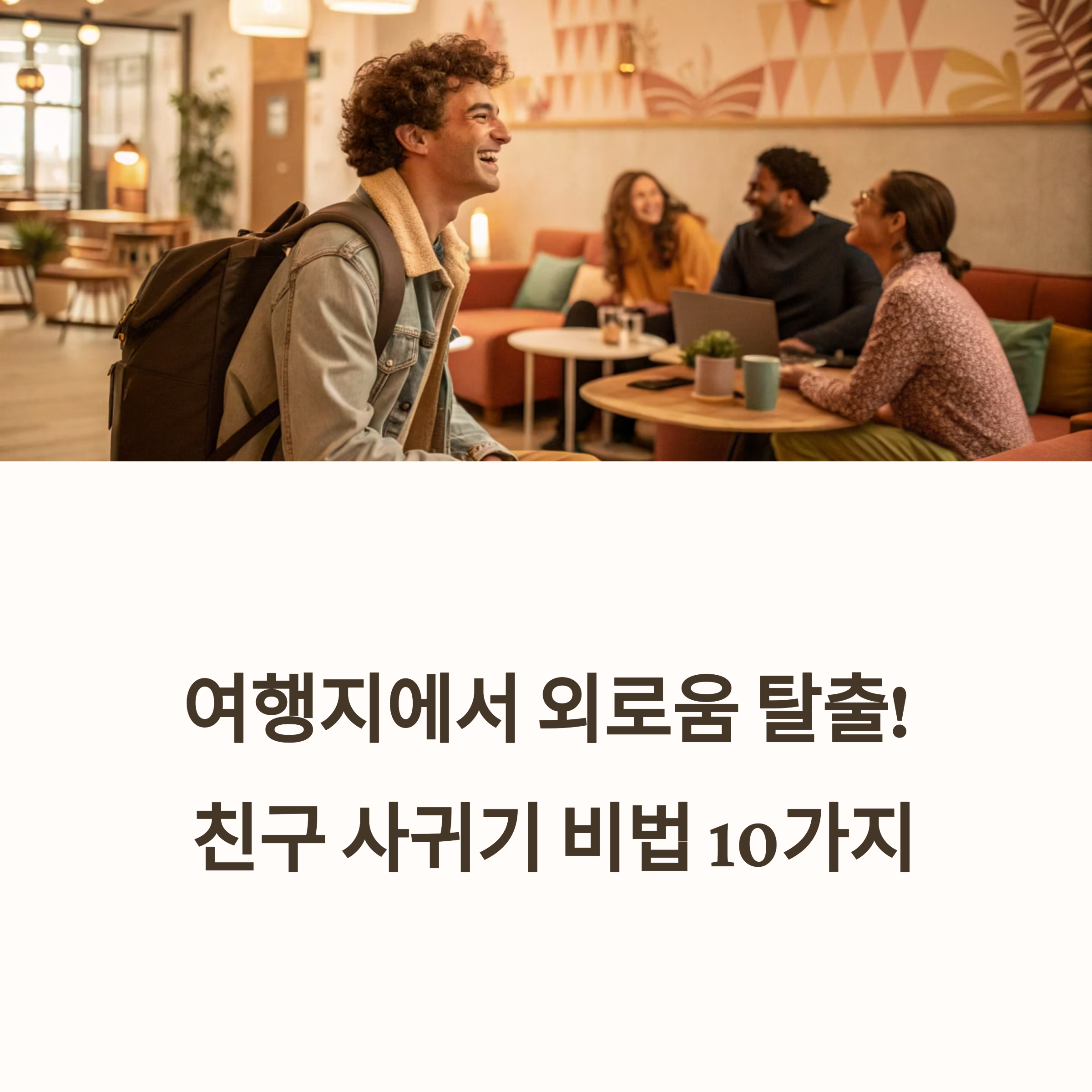 여행지에서 친구 사귀기