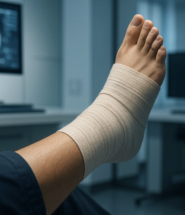 압박과 올리기, 붓기를 잡는 2가지 열쇠