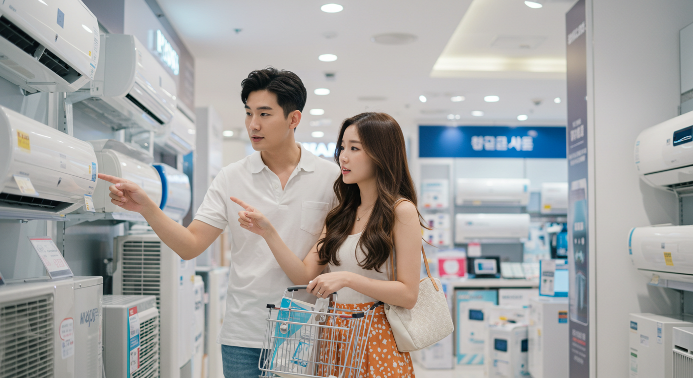 6평 벽걸이 에어컨 전기세 비교