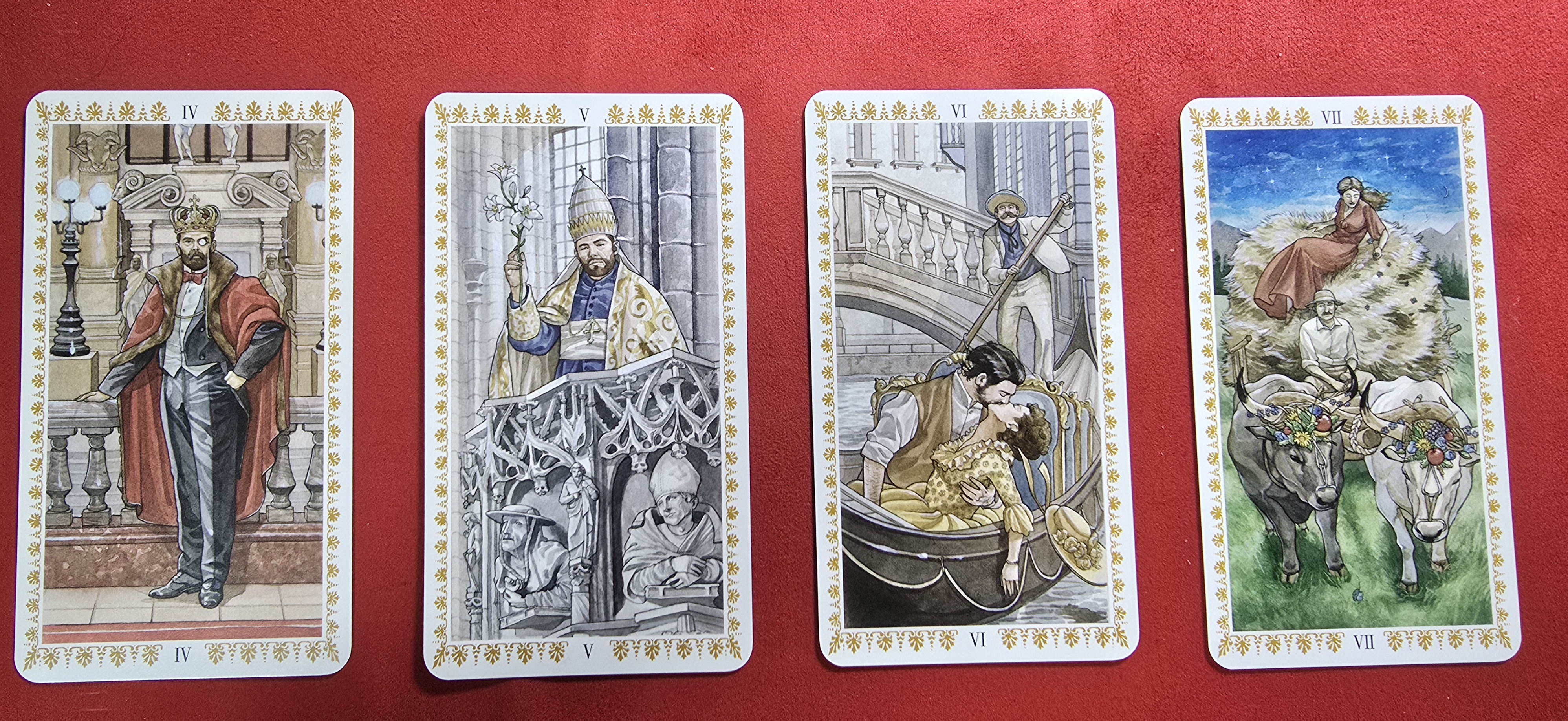 황제 교황 연인 전차카드