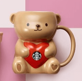 2024 스타벅스 발렌타인 엠디 곰돌이 머그