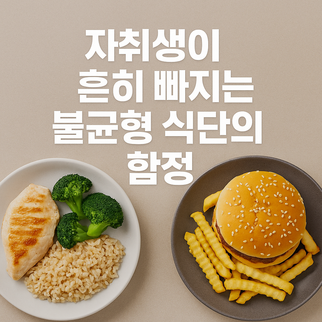 자취생이 흔히 빠지는 불균형 식단의 함정