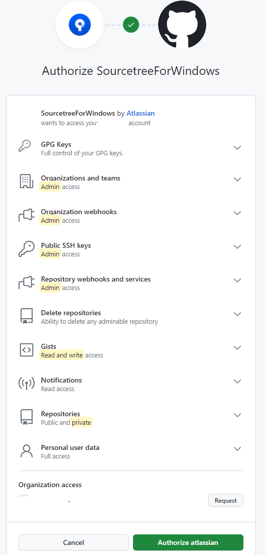 Github와 Sourcetree 연결