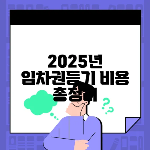 2025년 임차권등기 비용 총정리