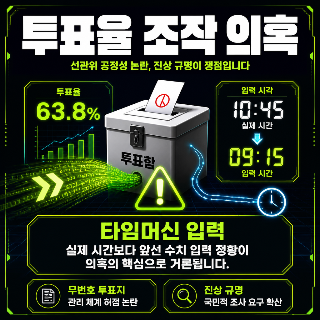 투표율 조작 의혹