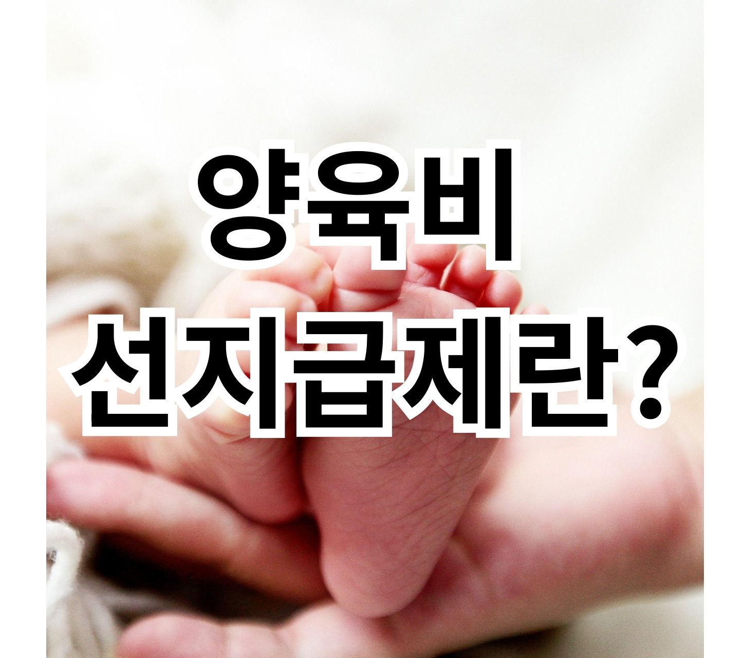 양육비선지급제 신청 방법&middot;조건&middot;서류&middot;기간