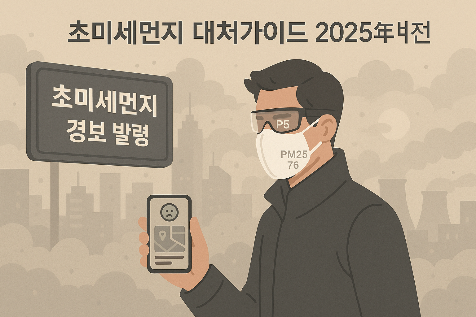 2025년 초미세먼지 대처 가이드