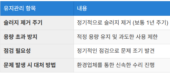 농막 정화조 유지관리 팁