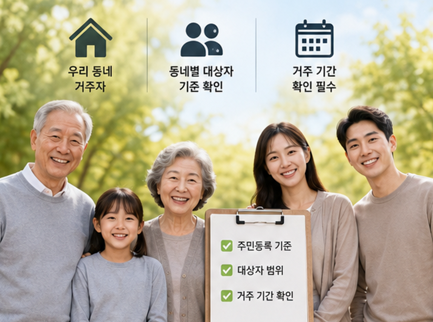 "우리 동네도 또 주나요?" - 2026 추석 민생지원금 지역별 지급여부 조회해 보세요! (신청 자격, 지원금액)