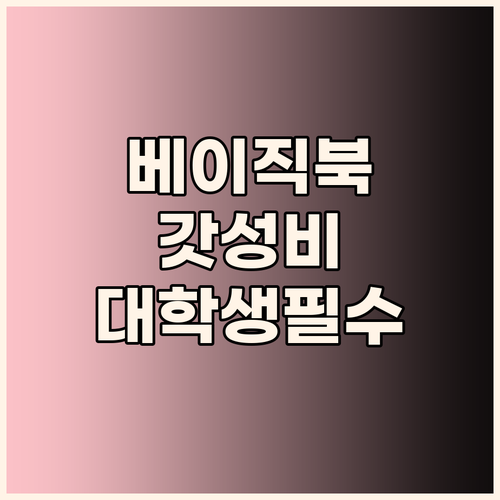 2024년 베이직북.. 가성비 노트북