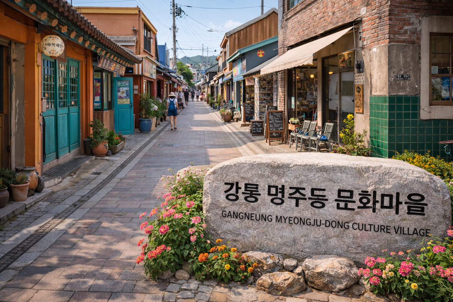 명주동은 &lsquo;생활과 예술의 경계가 흐려진&rsquo; 공간입니다.