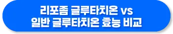 리포좀 글루타치온 vs 일반 글루타치온 효능 비교