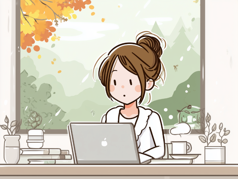 가을 이직 시즌을 준비하는 직장인과 사주 분석 차트
