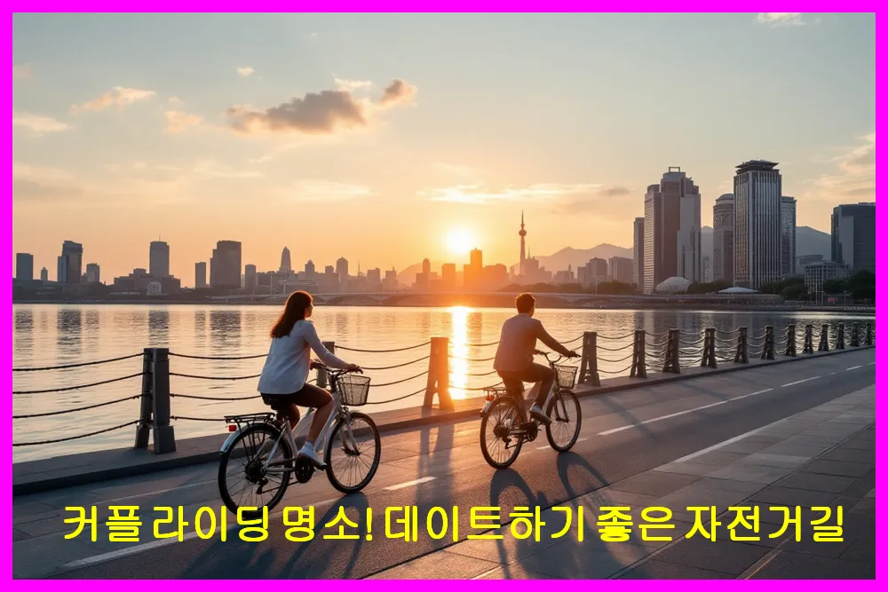 커플 라이딩 명소! 데이트하기 좋은 자전거길