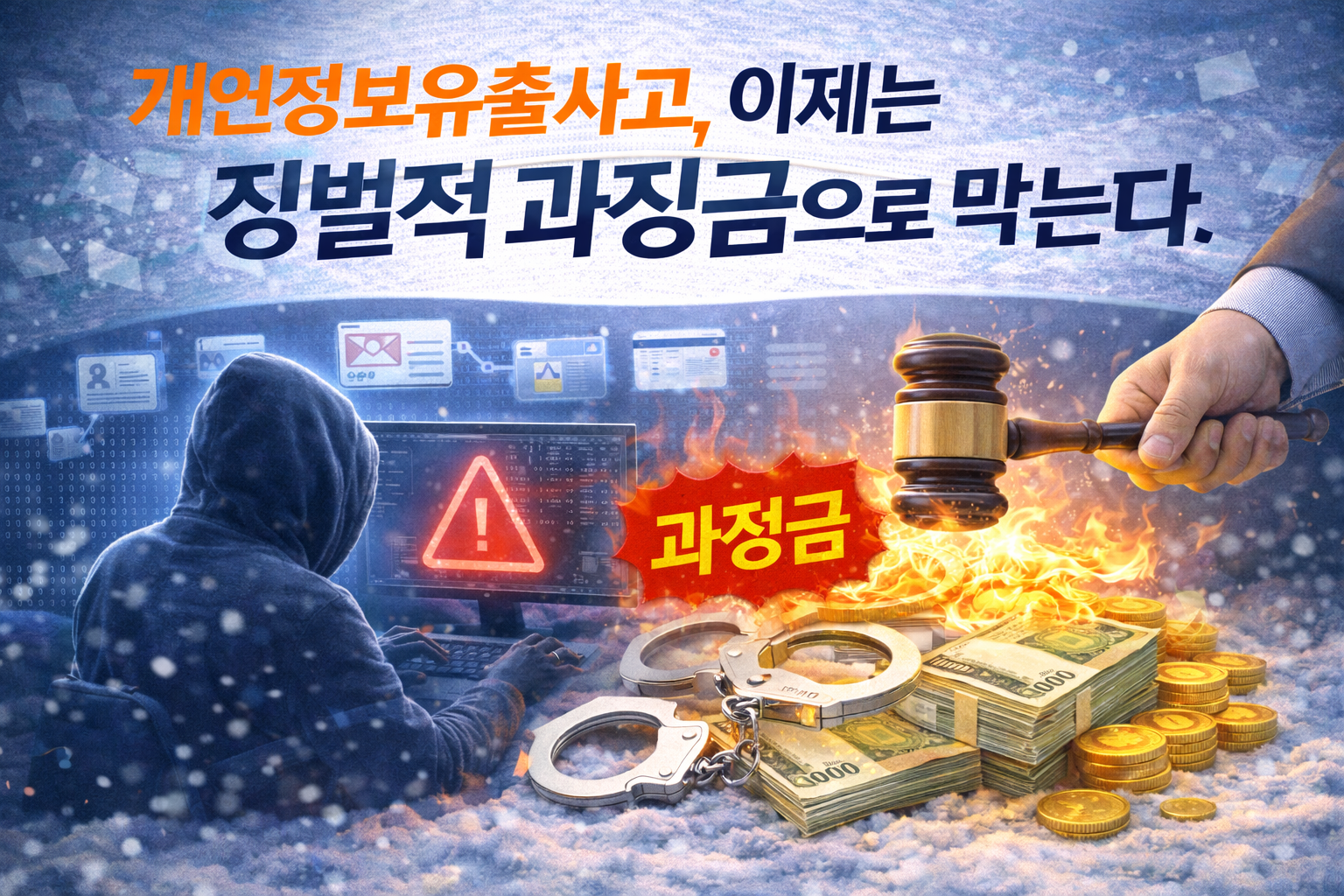 개인정보유출사고 관련 사진첨부