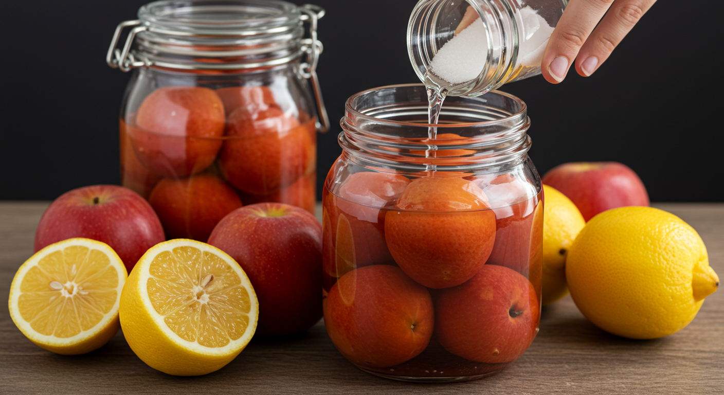 콤포트가이드 레몬산비 가열점 거품걷기