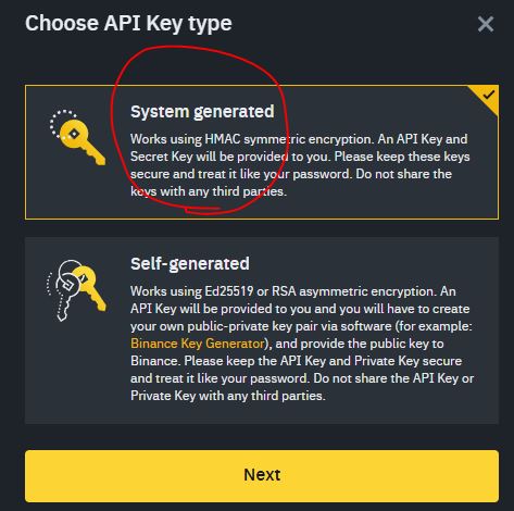 바이낸스 API 발급