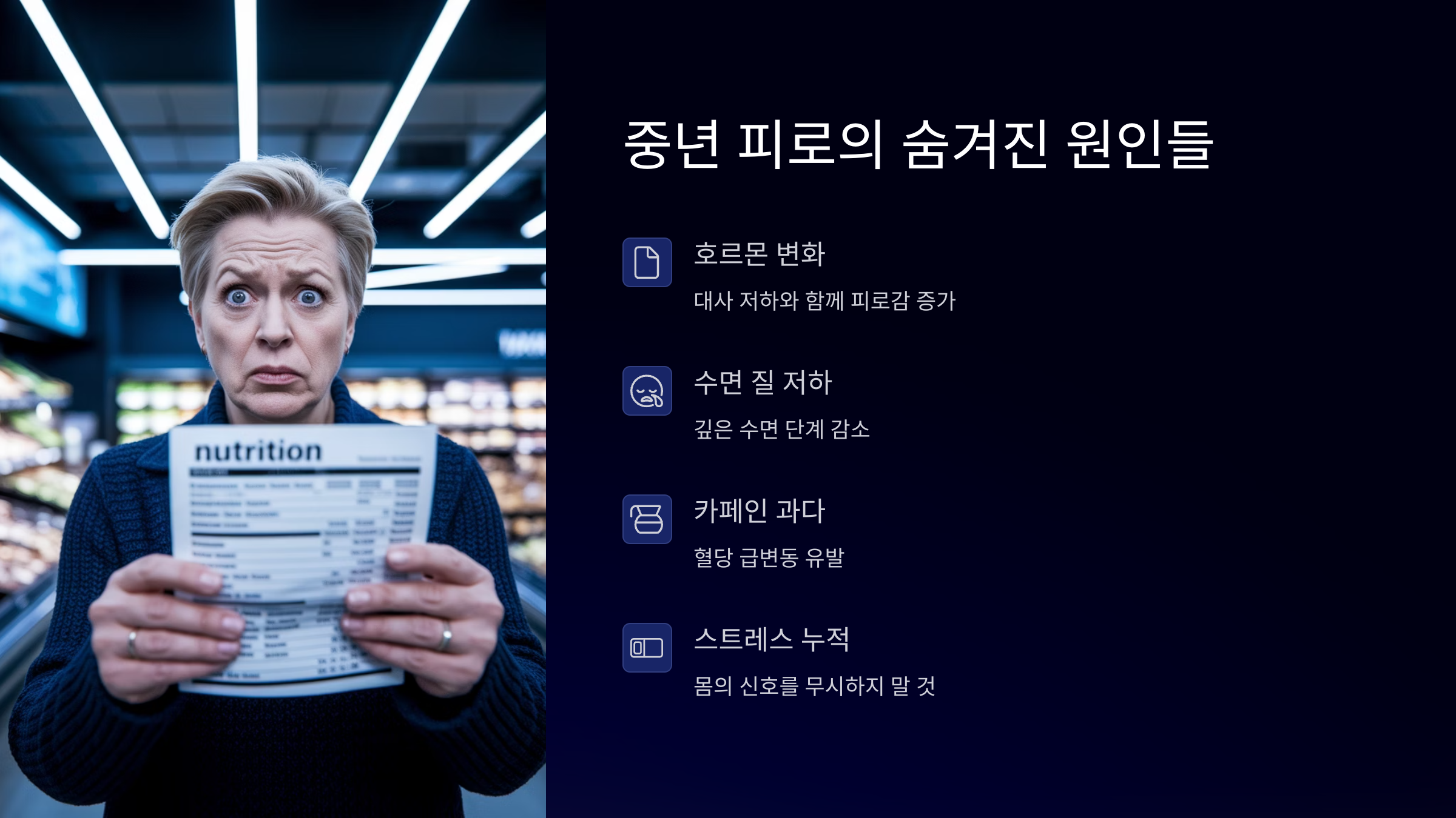 피로의 숨겨진 원인