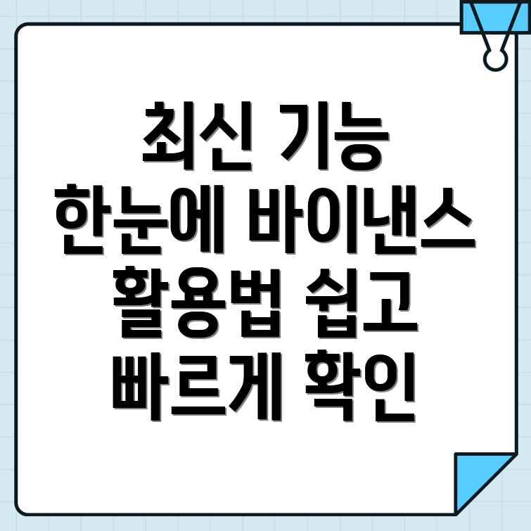 바이낸스 기능