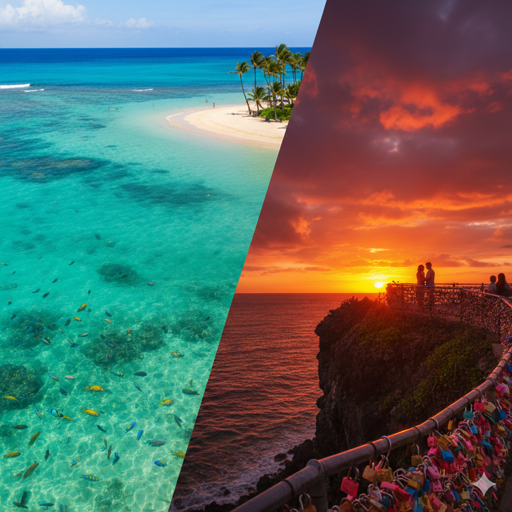 괌 자유여행 완벽 정복: 사랑의 절벽 & 투몬비치 완전 정밀 분석