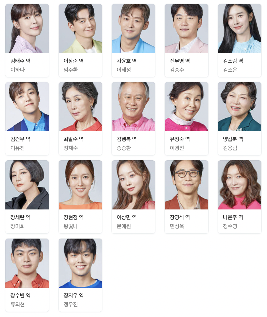 삼남매가 용감하게 인물관계 등장인물 총정리