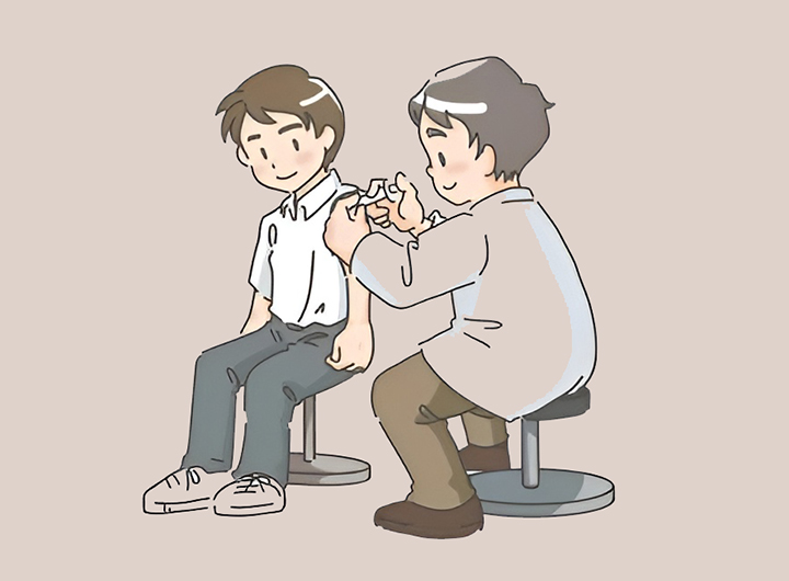 주사치료를-받는-남성